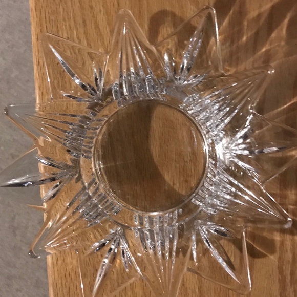 Mikasa Starmist Clear Glass Crystal Candleholder - Picture 7 of 8